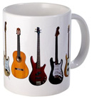 guitar mug at CafePress