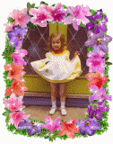flower glitter custom frame