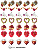 valentine stickers