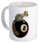 squirrel on 8 ball mug
