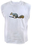 squirrel with knife shirt at cafepress