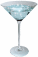 glitter martini