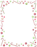 peppermint candy border